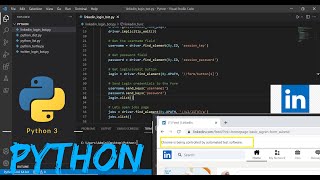 Python Selenium Bot To Automatically Login Any LinkedIn Account #Python #Selenium #LinkedIn