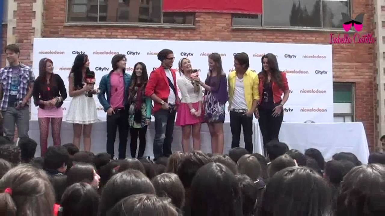 Isabella Castillo y los chicos de Grachi en Colombia 02