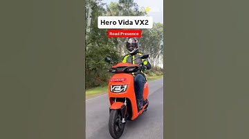 Hero Vida VX2 Road Presence 🔥