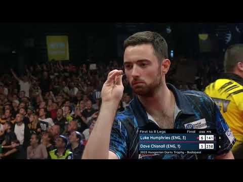 NINE DARTER IN BUDAPEST! Luke Humphries v Dave Chisnall - 2023 Hungarian Darts Trophy