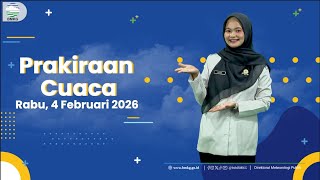 Prakiraan Cuaca Esok Hari, Rabu, 04 Februari 2026
