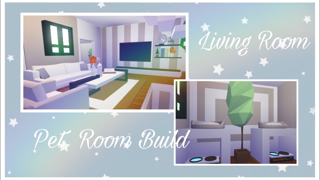 Adopt Me Living Room Pet Room Build Mushroom Home Youtube - roblox adopt me pet room ideas