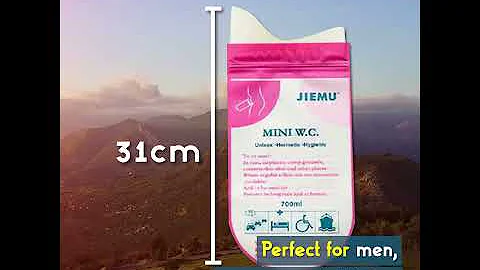 4 pcs Outdoor Emergency Urinate Bags