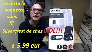 Promo Sonnette sans fil et sans pile chez Lidl