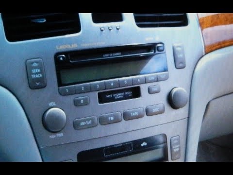 Lexus ES330 Stereo Removal