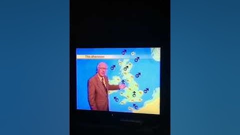 BBC weather Wednesday 18th February 1998