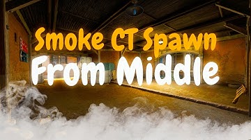 New Dust 2 CT Spawn Smoke From Top Mid #shorts