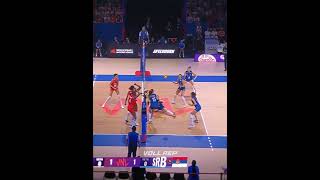 This volleyball play is absolutely insane 🔥 #tournament #shorts #volleyball