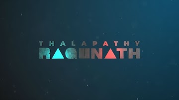 Ragunath | Making Vijay title card in Adobe after effects cc tutorial | 1080p hd