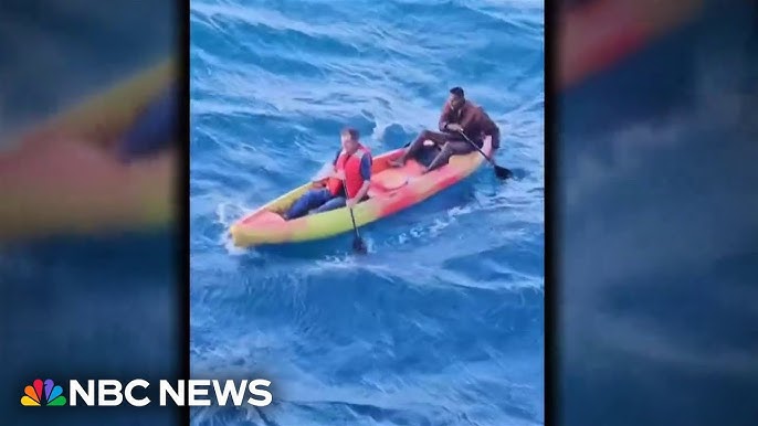 Video Shows Men Rescued By Cruise Ship After Boat Sinks Off Coast Of Mexico