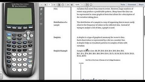 STA2023 Chapter 2 Video 1 Dotplots
