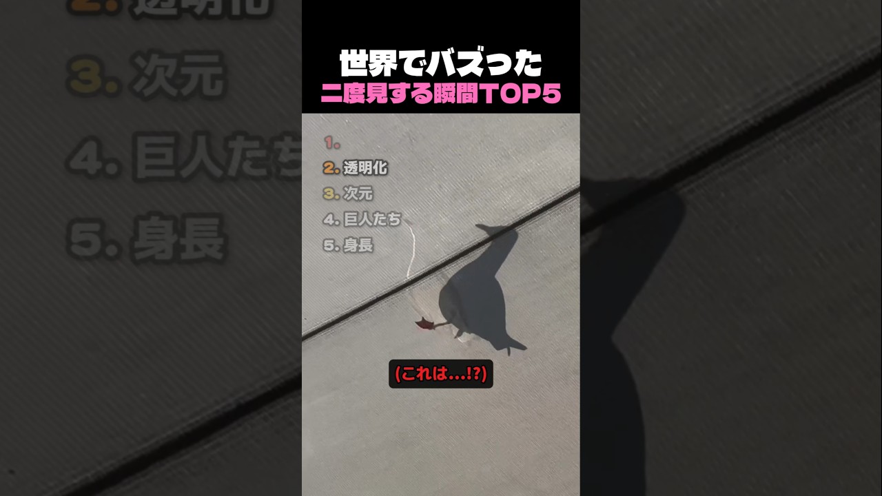 世界でバズった二度見する瞬間TOP5
