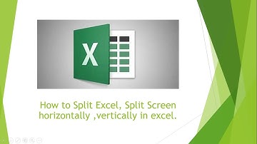 Excel Tips & Tricks -Split Excel, Split Screen horizontally , vertically