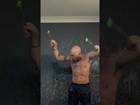 Ashvin Harrison Artist Painting A Wild Tree