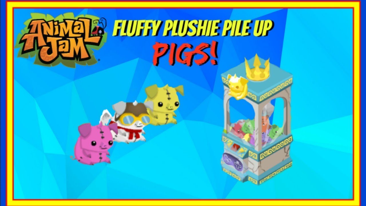 animal jam pig plushie