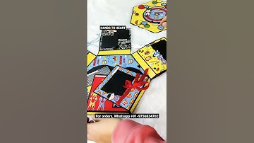 My super hero Hexagon Album | Popup Scrapbook | Popup album | Handmade | album for kids
