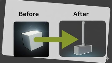 Model  This  Hammer ⚒️in 2 minutes ⏰/Blender tutorial 