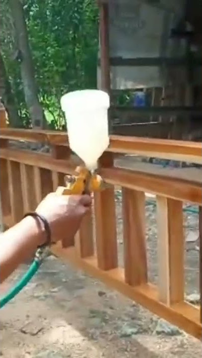 finising pagar kayu jati