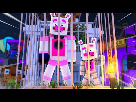 Trapped In FNAF World Theme Park ?! | Minecraft FNAF Roleplay