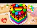 レインボーハートケーキ🎂🌈🍫 | Rainbow Heart Chocolate Cake | Sweet Japan