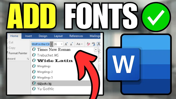 How To Add New Custom Fonts to Microsoft Word