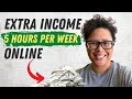 5 Hours Per Week Extra Income Strategy with Affiliate Marketing