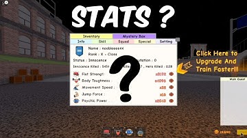 Roblox | Super Power Training Simulator (My stats)