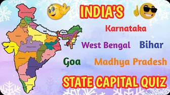 Guess the India's State Capital || Name State Capital