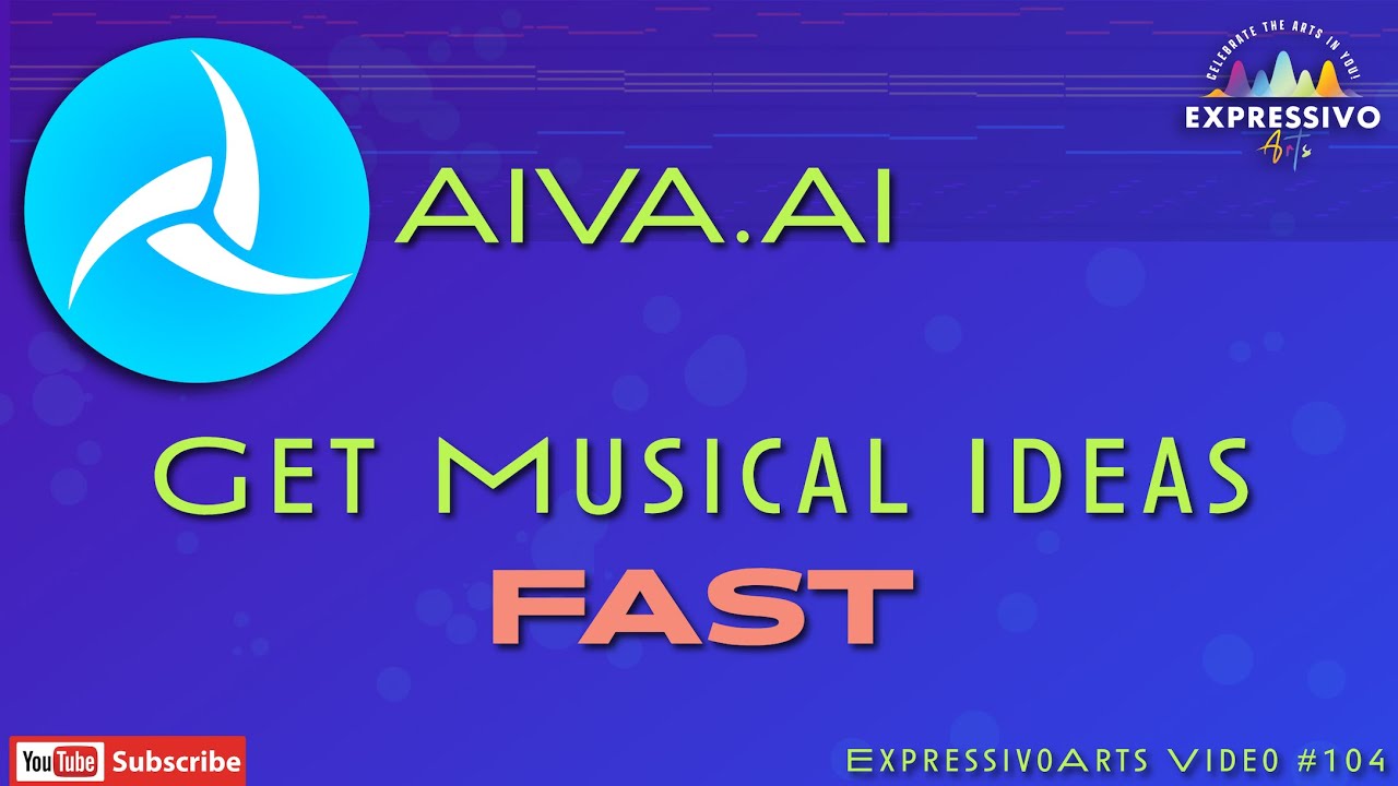 AIVA AI - Musical Ideas FAST! Your AI assistant - 5 Samples of AIVA'S Best personalized on StaffPad