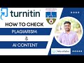 How to check plagarism and ai content in turnitin apjktu ktu dr rahul krishnan
