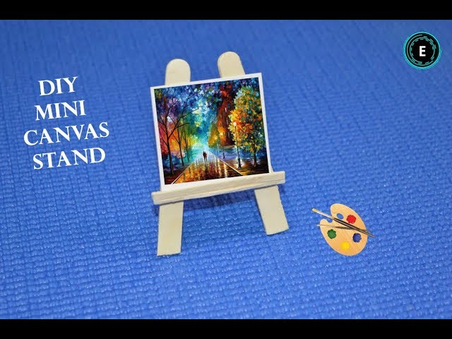 Diy canvas board, Homemade canvas board, How to make canvas board with stand  at home