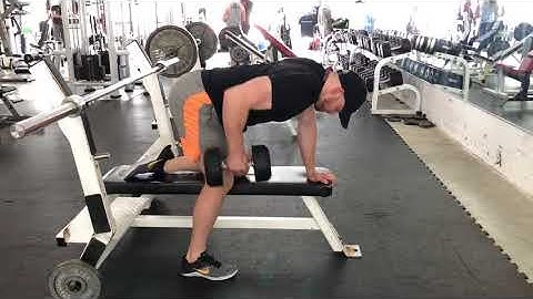 Dead Stop Single-Arm Dumbbell Row