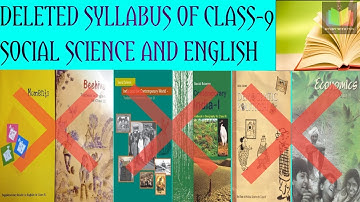 CBSE CLASS-9, DELETED SYLLABUS (REDUCTION), OF SOCIAL SCIENCE, AND ENGLISH, SESSION-2020-21,