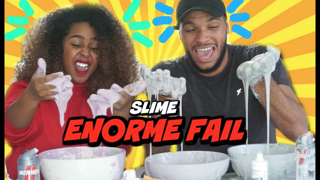 ON FAIT DU SLIME (ENORME FAIL !!!!!!) - YouTube