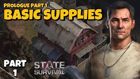 State Of Survival: Zombie War | Gameplay Walkthrough Part 1 | Prologue Part 1 - Basic Supplies