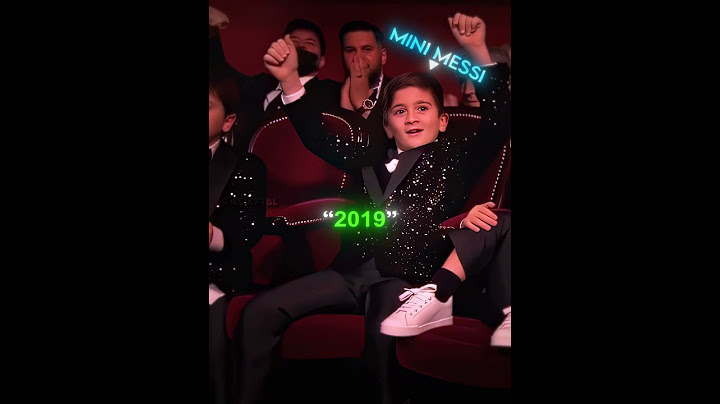 Mateo Messi Is Always Ronaldo's Fan...🥶