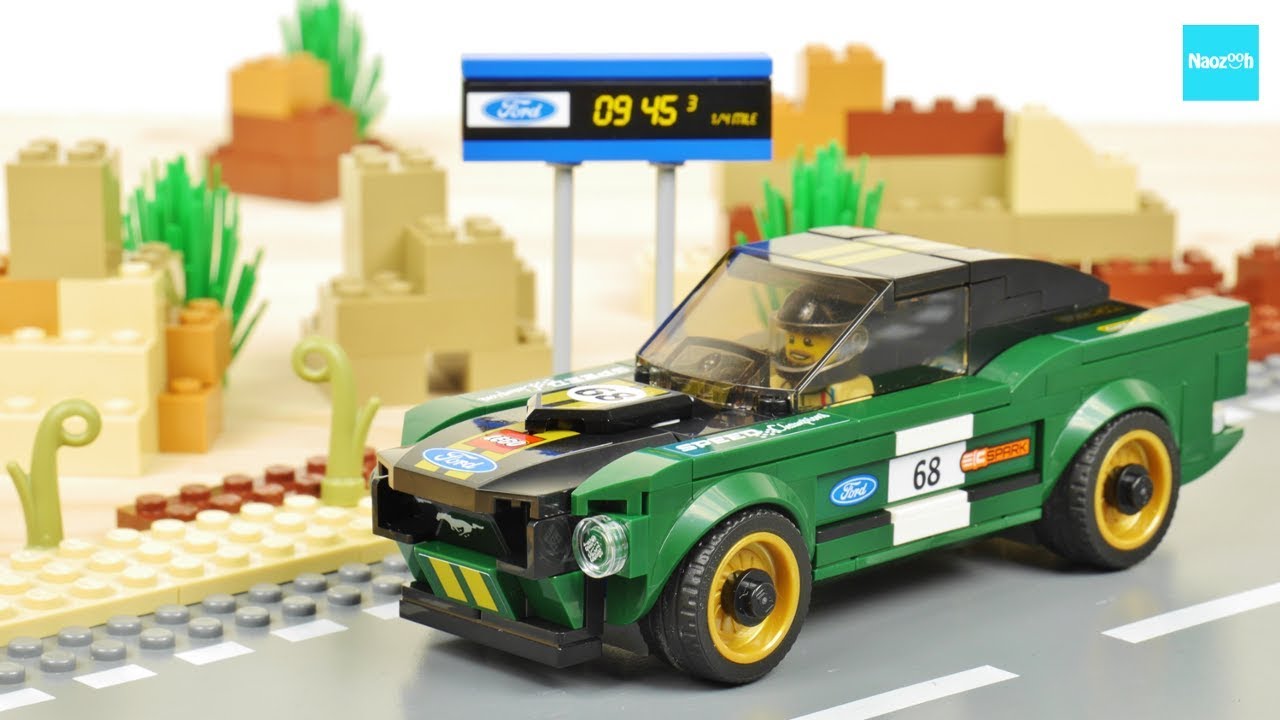 レゴ スピードチャンピオン 1968 フォード マスタング ファストバック 75884 Lego Speed Champions 1968 Ford Mustang Fastback Youtube
