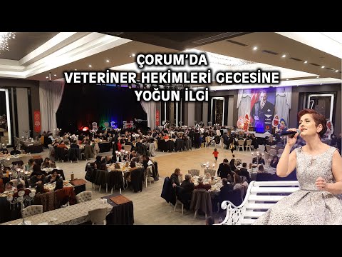 Çorum'da Veteriner Hekimleri Gecesine Yoğun İlgi