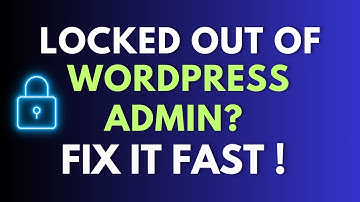 Locked Out of WordPress Admin? Here’s How to Fix It FAST