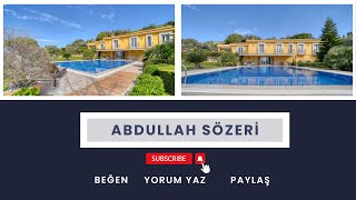 Çeşme Musallada 2770 Metrekarelik Arazi İçerisinde Muhteşem Villa