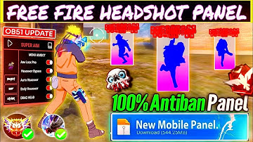 Antiban FF Panel🔥Free Fire Injector🔥Ob51 Free Fire Hack😈FF panel Hack Mobile|FF Hack|FF Injector