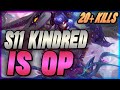 THIS JUNGLE KINDRED BUILD IS NOT BALANCED! Crit Kindred Jungle is so BROKEN - Kindred Gameplay S11