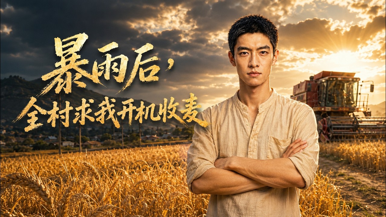 【完結超清】《暴雨後，全村求我開機收麥》#最新短劇全集#短劇全集#短劇#熱門短劇#短劇推薦#大陸短劇#AI短劇#初六劇場