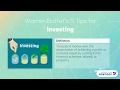 Warren Buffet&#39;s 5 Tips for Investing// Simple Investing