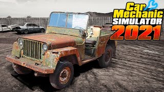 :  DLC Jeep | RAM -  Jeep Willys Civilian - Car Mechanic Simulator 2021 #212