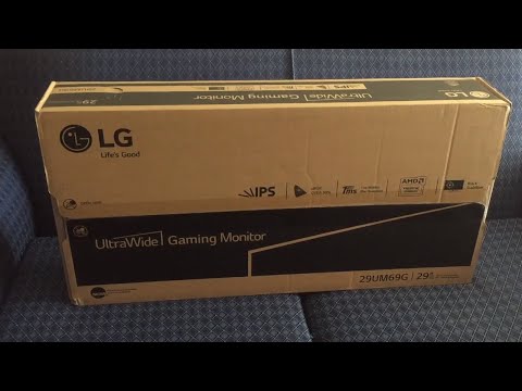 LG 29UM69G-B 29'' Gaming Monitor Unxboxing