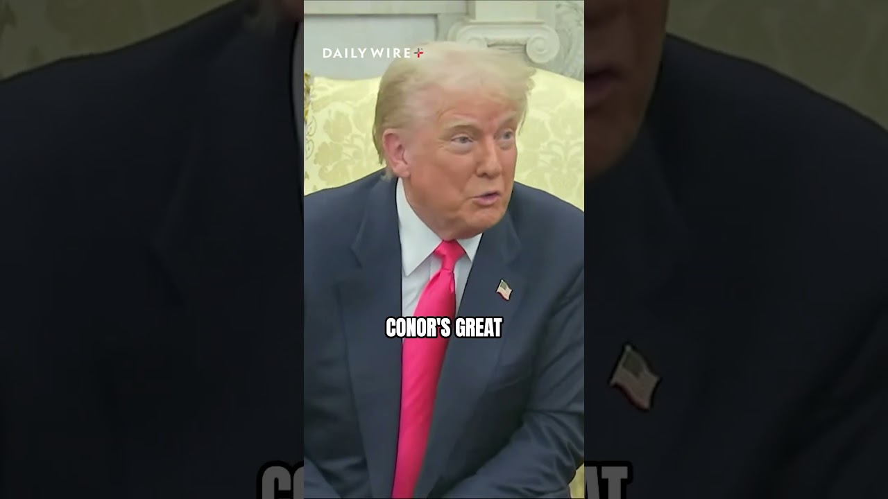 Trump RAVES about Conor McGregor