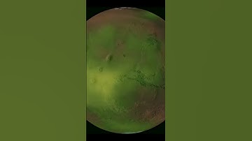 Mars nightglow from maven observation #spaceexploration #shortvideo
