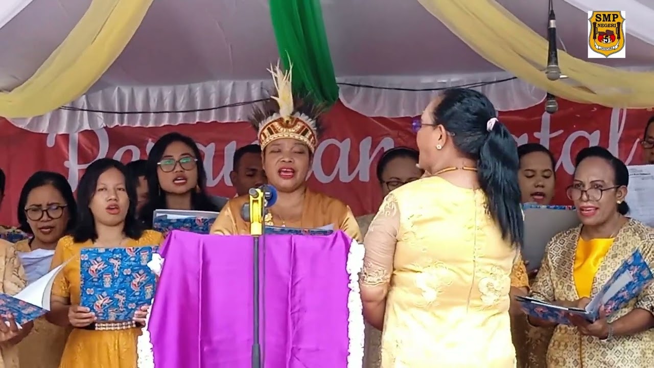 Perayaan Natal di SMP Negeri 5 Kota Jayapura Tahun 2022