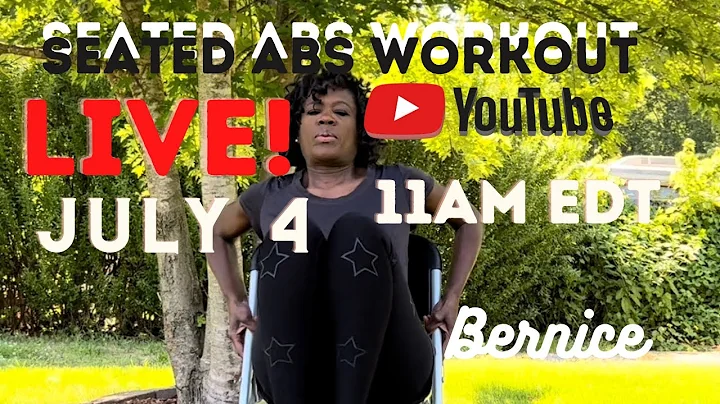 Seated Abs Workout w/Bernice #therealbernicet...